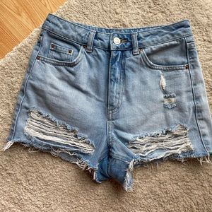Topshop Moto Mom Shorts